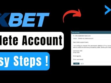 How to delete 1xbet account