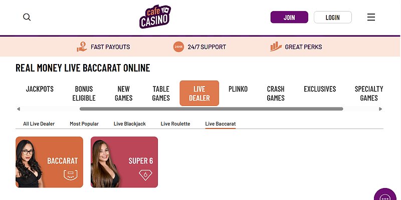 Cafe Casino – Best Bonuses of Any Baccarat Online Site