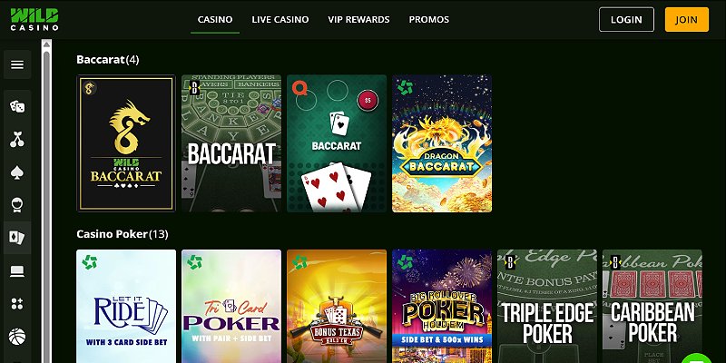 Wild Casino – Best Baccarat Online Casino for Mobile 