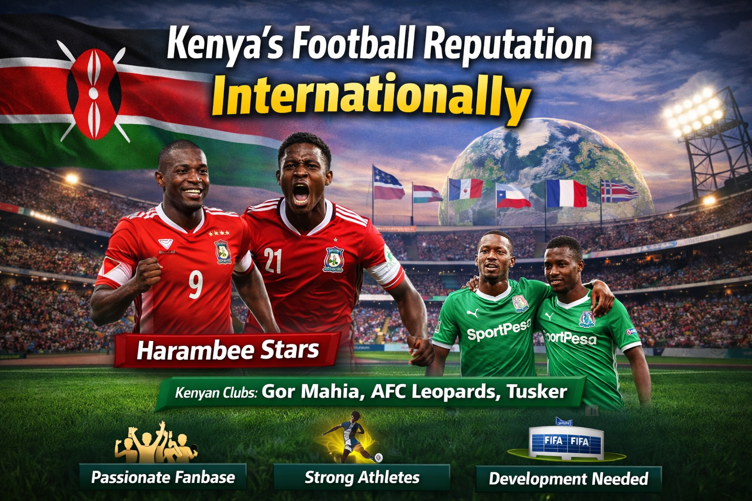Kenya’s Football Reputation Internationally?