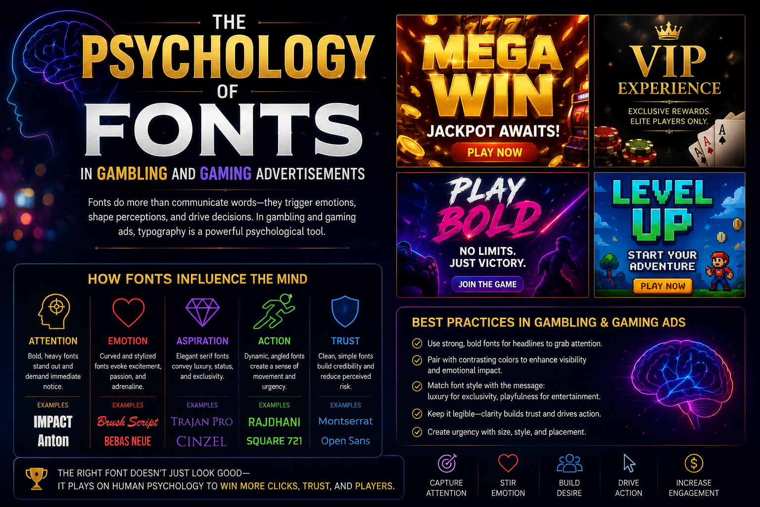 The Psychology of Fonts in Gambling and Gaming Adv...