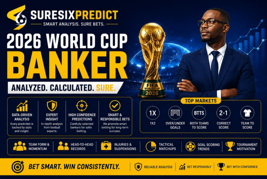2026 World Cup Banker Predictions – Todays Safes...
