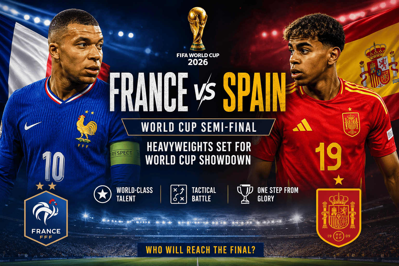 FIFA World Cup 2026 Semi-Final Preview: France vs....